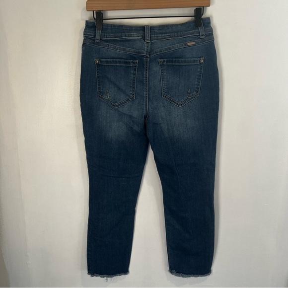 Women’s | International Concepts Skinny Leg Crop Rhinestone Jeans | Size 4 - Picture 6 of 11
